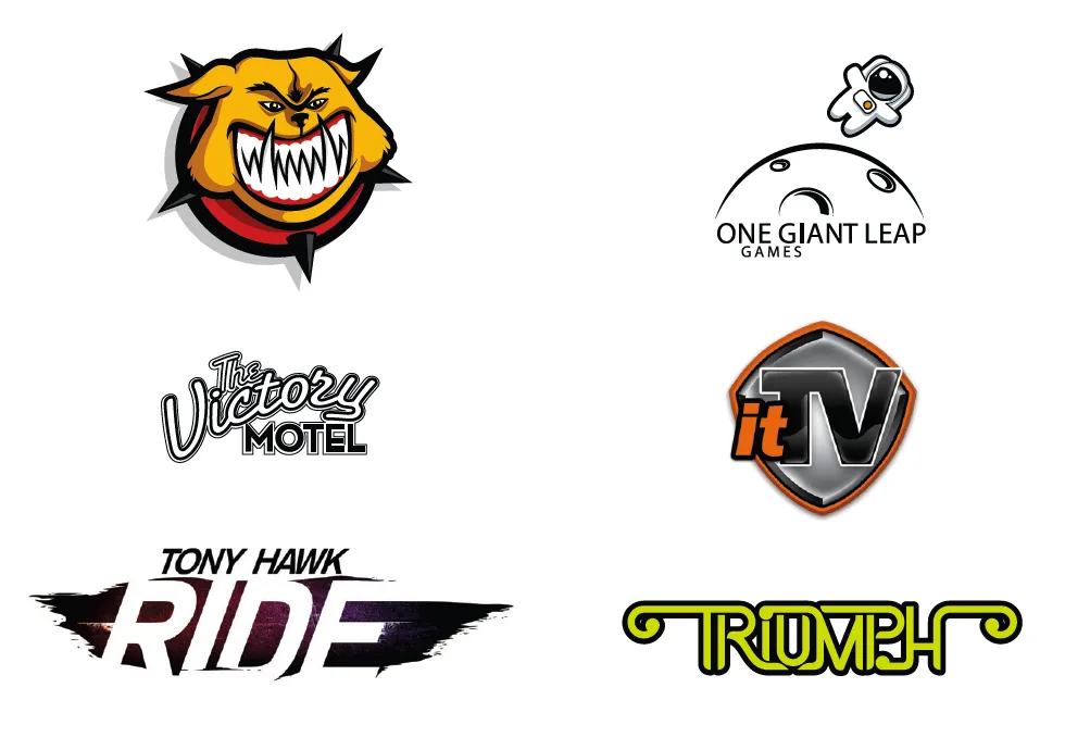 Brand & Logo Work — design work by Brian Wing