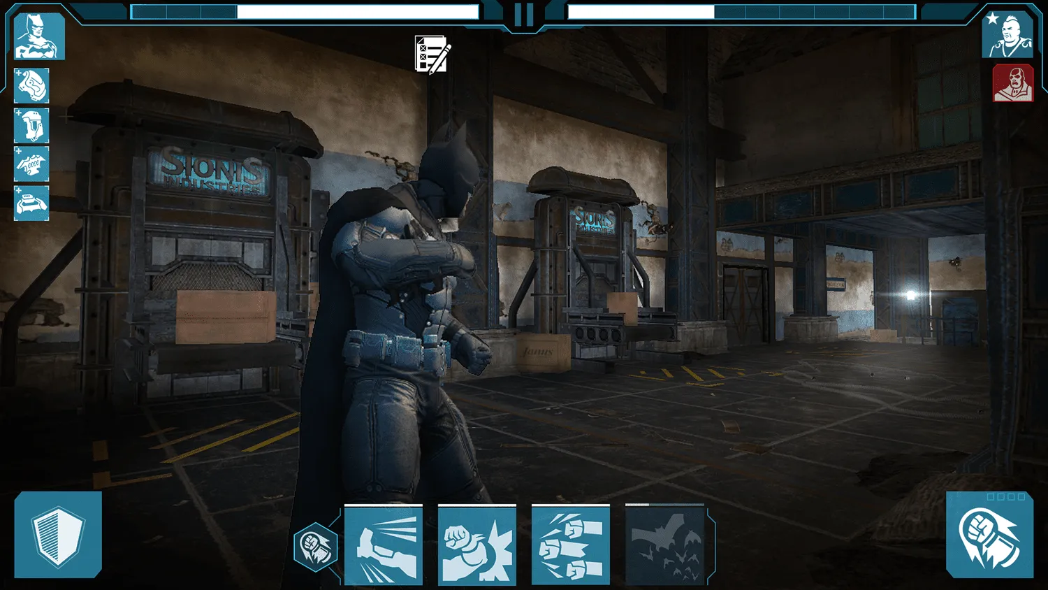 Batman: Arkham Origins Mobile — design work by Brian Wing