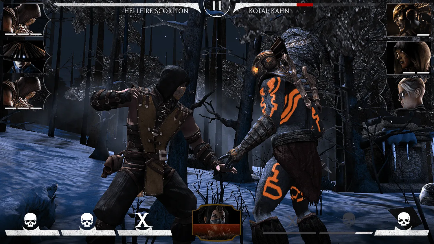 Mortal Kombat Mobile — design work by Brian Wing