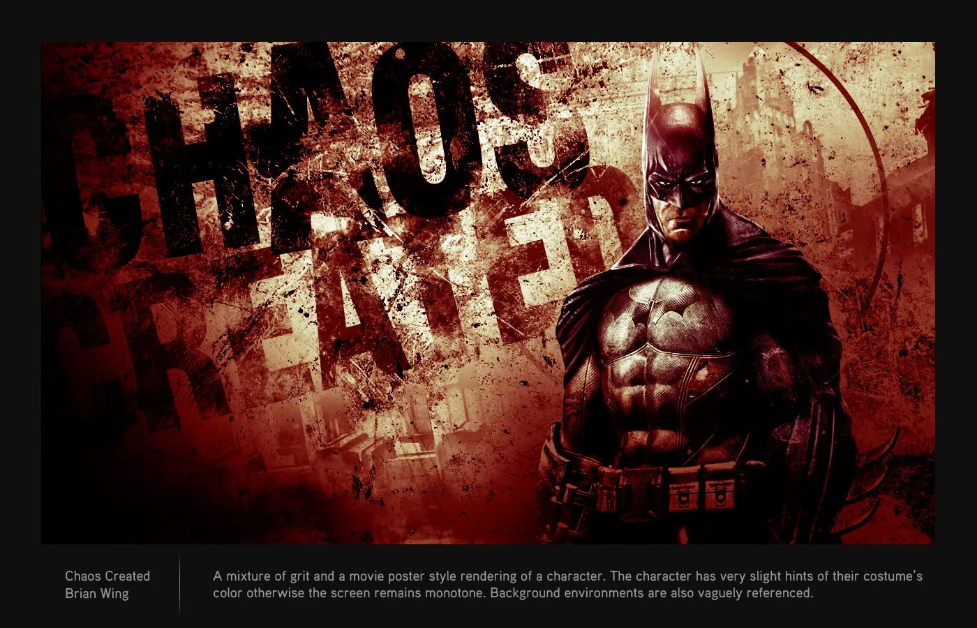 Injustice: Gods Among Us — design work by Brian Wing